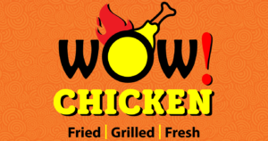 Wow Chicken Logo Banner Large